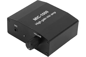 Mikrofonverstärker, Mikrofonverstärker, Tragbares Lautsprechersystem, Mikrofon-Audioverstärker-Zubehörset für Aktivitäten Im Freien und in Innenräumen