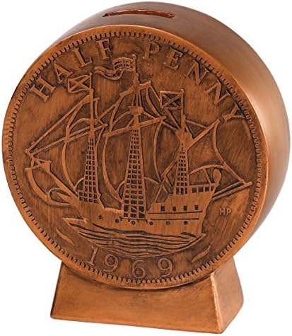 Old Money "Halfpenny Money" Bank