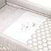 Cambrass 46 x 78 cm Wooden Crib X with Fabrics Collection Ter (Beige/ White Spotted)