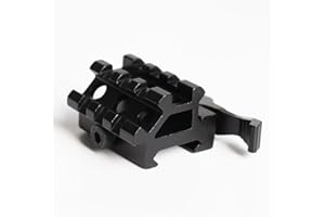 noga QD Riser Mount Adapter Double 3-Slots 45 Gradi Offset Estensione Caccia Base