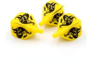 CUESOUL TERO AK4 Dart Flights Standard,Slim,cerf-Volant,Diamant,Bouclier,Ensemble de 3 pièces