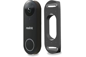 GESTECH Support d'Angle Fixe 30/45° pour Sonnette Vidéo Reolink (30°)