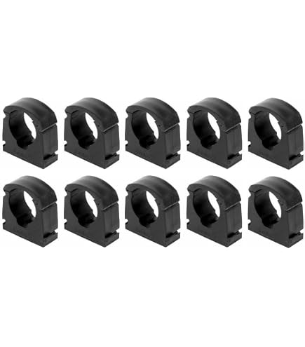 Lot De 10 Clips De Verrouillage Plastique 3/8" Rouge - Raccords Rapides Systèmes Osmose Inverse RO