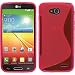 Produktbild PhoneNatic Case für LG L90 Hülle Silikon pink S-Style + 2 Schutzfolien