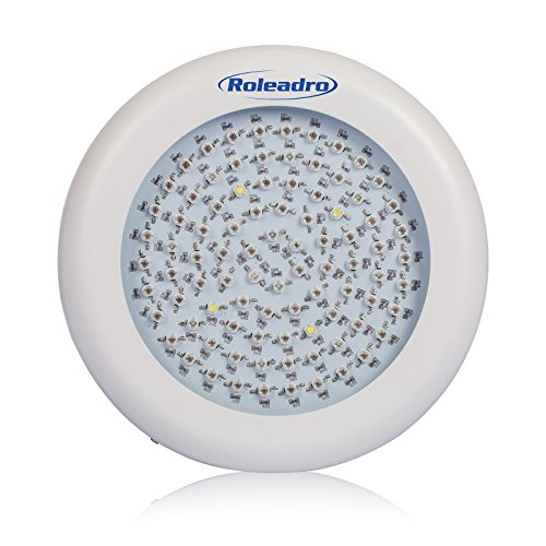 Roleadro 270W Pflanzenlampe UFO LED Grow Lampe Vollspektrum mit UV Licht per Gewächshaus Pflanzen Wachstum und Blüte
