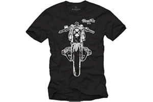 MAKAYA Motociclista Accessori Moto - Cafe Racer R100 - Magliette Manica Corta - T-Shirt Uomo