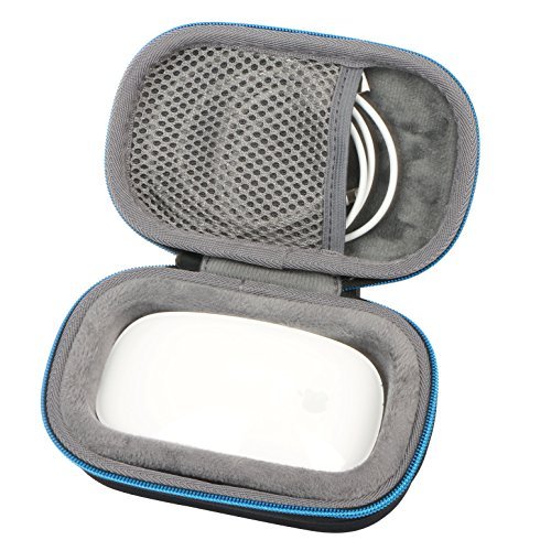 Markstore EVA Bolsa Resistente a Prueba de Golpes para Apple Magic Mouse 1 2 Ratón inalámbrico I and II 2nd Gen and Carabiner