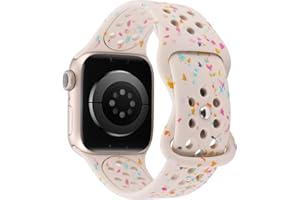TOWONSHY Oryginalna sportowa bransoletka z recyklingu z recyklingu, kompatybilna z Apple Watch 38 mm, 40 mm, 41 mm, 42 mm, 44 mm, 45 mm, 49 mm, miękki pasek oddychający do iWatch serii SE, 9, 8, 7, 6, 5, 4, 3,