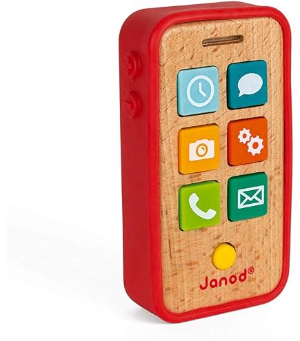 Janod Appareil Photo En Bois Premier Âge - Jouet Sonore Et Lumineux Dès 18 Mois