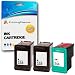 Produktbild Printing Pleasure 3 Tintenpatronen kompatibel zu HP 338 344 für DeskJet 460 460c 460cb 6620 6840 9800 9860 Photosmart 2575 Pro B8330 Officejet 100 Mobile 6210 7210 7310 - Schwarz/Color, hohe Kapazität