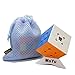 Produktbild OJIN MoYu WEILONG GTS 2M Weilong GTS 2 V2 Verbesserte 3x3 Speed Cube Glatte Magic Cube Gehirn Teaser Puzzle Spielzeug mit Einem Cube Bag und Einem Würfel Stativ (Stickerless)