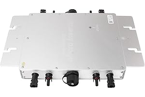 BROLEO Solar Grid Tie Micro Inverter Grid Connected Home 240V Wvc Photovoltaic Distributed Generation with 1200W 100V Generation Equipment Alloy Alloy Ip65 Solar Wind Power Inverters