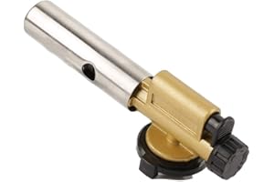 HILITAND Torche à Gaz Chalumeau de Cuisine Torche de Soufflage de Flamme Pistolet pour Cuisson Barbecue Camping Randonnée Soudage, Température Maximale de Flamme1300 ° C