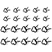 Produktbild coconut 20Pcs Groe festem Kunststoff Garten Clips Gem¨¹se Blume Pflanze Baum Rebe Fr¨¹hling Strauch Bush Klemmen Kit