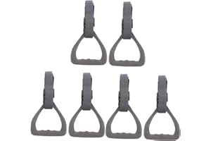 INOOMP 6 Pcs Handle Ring Backyard Monkey Ring Ups Ring Swing Bar Rings Slackline Ring Holds Fitness Ring Strength Training Supplies Household High-strength Abs Handle Pendulum Child