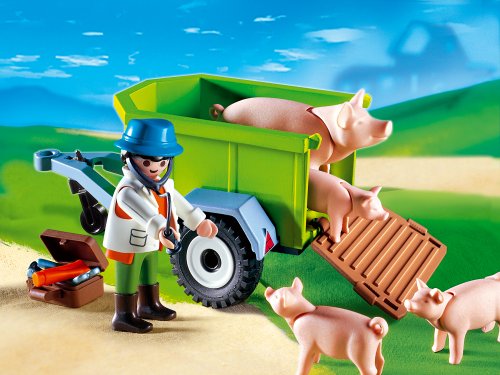 Preisvergleich Produktbild PLAYMOBIL® 4495 - Tierarzt mit Schweinchen