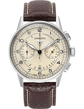 Junkers Herren-Armbanduhr Chronograph Quarz Leder 69701