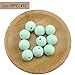 Produktbild Best for baby Silikon Beißring 10pc (12mm) Minze Natürlich Silikonperlen BPA frei Baby Beißring DIY Halskette Armband Accessories Baby spielzeug Handmade Geschenk
