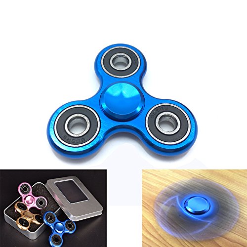 2017 New Fashion Cool Toy EDC Fidget Hand Tri Spinner Metal EDC Pocket Toy Gift 5+ Mins Spin For Kids/Adult- Blue 2017 New Fashion Cool Toy EDC Fidget Hand Tri Spinner Metal EDC Pocket Toy Gift 5+ Mins Spin For Kids/Adult- Blue