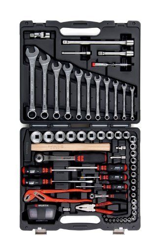 Würth universeller Werkzeug Satz / Set - 91 tlg. im robusten Kunststoffkoffer ( 0965 931 20 )