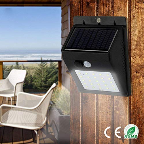 MOMS GADGETS 20 LED Solar Power Sensor Wall Light Waterproof Energy Saving Street Yard Path (Black) RS.498 (62.00% Off) - Amazon