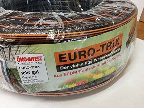 Preisvergleich Produktbild GUMMI-SCHLAUCH / Gartenschlauch / Wasserschlauch / Rolle 40 lfm