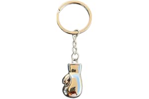 AUTOZOCO Llavero guante boxeo, Topuria, Guantes de peleas, MMA, metálico boxeo, deporte de contacto, Diseño Metálico