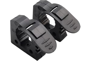 Alnicov 2pcs Quick Release Clamp Mount, Rubber Clamp Grip for 1-1/7 into 1-4/9in Diameter Tools and Equipment Used on Off-Road Vehicle UTV ATV RV Van Trucks Boat Train