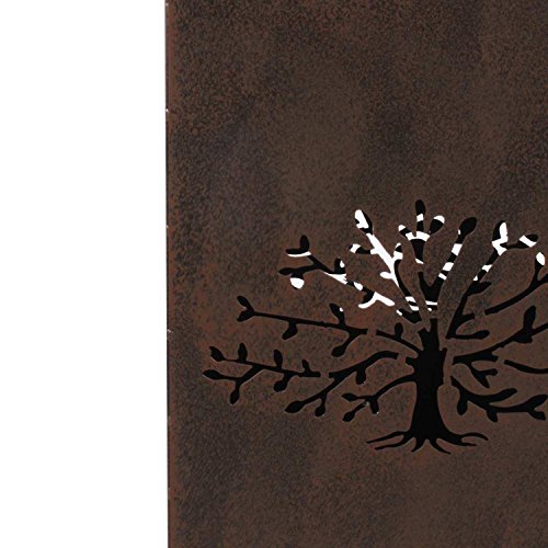 Feuersäule Garten 2er-Set OUTLIV. Tracy Gartendeko Metall rostbraun - 5