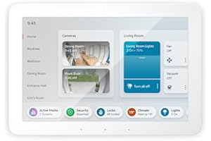 AMAZON ECHO AND ALEXA Echo Hub (Newest gen) | 8" smart home control panel with Alexa | Compatible with thousands of devices