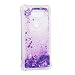 Produktbild Aearl Für LG V30 Schutzhülle, Niedlich Glitzer Dynamisch Bewegen Treibsand Handyhülle Bling Fließend Flüssige Durchsichtig Hülle Dual Layer TPU Weich Flexibel Stoßfest Bumper für LG V30 - Lila Herz