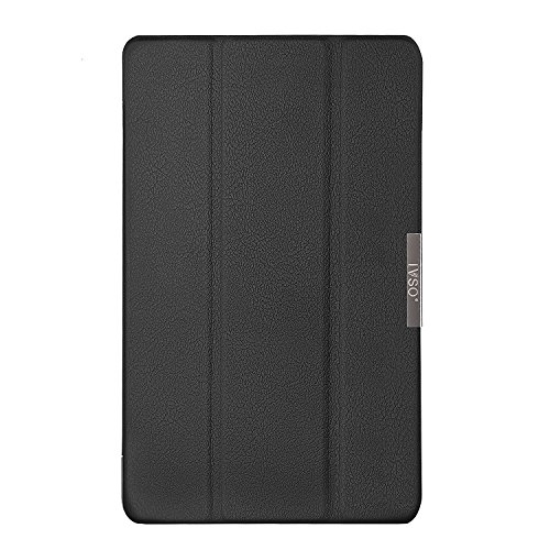 Huawei MediaPad T2 7 Pro Hülle, IVSO hochwertiges PU Leder Etui – mit Standfunktion, super 360° Anti-Wrestling, Schutzhülle für Huawei MediaPad T2 7 Pro LTE 7 Zoll Tablet PC perfekt geeignet (Für Huawei MediaPad T2 7 Pro, Schwarz) - 8