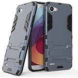 Doble capa de protección de; Plástico duro y silicona desvían choque mientras que absorbe impacto.