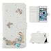 Produktbild Samsung Galaxy S8 Plus Folio Wallet Case Glitzer Schale Tasche Moonmini® Crystal Cover Schutzhülle mit Card Slot Funktion Standfunktion 3D Bling Kristall Diamant Flip Case Cover für Samsung Galaxy S8 Plus 2017 (Schmetterling)