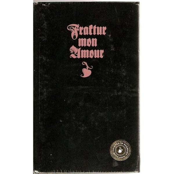 Fraktur mon Amour : Schalansky, Judith: Amazon.de: Bücher