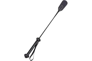 Hxiu Riding Crops and Whips (Black-45cm)