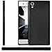 Produktbild zanasta Sony Xperia XA1 Hülle, Premium Schutzhülle Soft Flex Silikon Carbon Case TPU Slim Cover Handyhülle | Metallic Schwarz