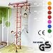 Price comparison product image NiroSport FitTop M1 Indoor Jungle Gym for Kids & Home with Pull Up Bar incl. Gymnastic Rings, Climbing Rope, Rope Ladder, Trapeze Rope