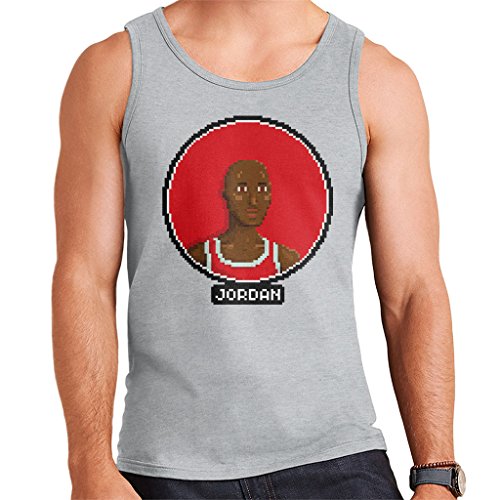 Michael Jordan Portrait Pixel Men's Vest