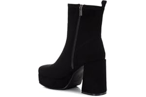 REFRESH - Botín cierre de cremallera para mujer, color: rojo, talla: 37