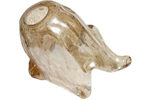 MONDOCREAZIONI Vetro murano coppa ricambio E14 lampadari, applique, lumetto, lampada, art. 4 punte M