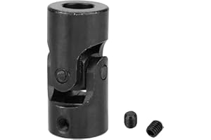 SEAFRONT Universal Joint 12 mm Shaft Coupling Motor Connection DIY Steering Universal Joint 12 × 24 × 51 mm