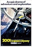 movie poster 2001 space odyssey Tratamiento: envío en rollos y embalaje seguro en cajas cilíndricas estables