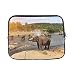 Produktbild QuqUshop Design Benutzerdefinierte Elefanten Baden Fluss Nationalpark Pinnawala Hülse Weiche Laptop Tasche Haut Für MacBook Air 11"(2 Seiten)
