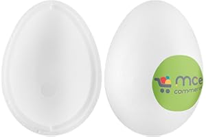 MCE-Commerce A331501-1 - Espuma de poliestireno (16 cm, 2 piezas, 1 unidad), para manualidades y decoración de Pascua, poliestireno, color blanco