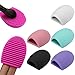 G2PLUS Silicone Brush Cleaner 2 PCS Make Up Brushes Egg Little Scrubber 75mm * 45mm * 25mm