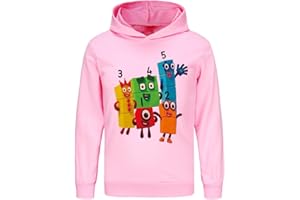 Jicahond Cartoon Printing Fashion Hooded Sweatshirt Top for Boys & Girls