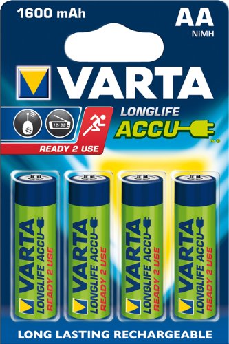 Preisvergleich Produktbild Akkubatterien "ready 2 use" VARTA ACCU-BATT.MIGNON 56716101404
