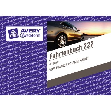 AVERY Zweckform Formularbuch ´Fahrtenbuch´, A6 quer 222