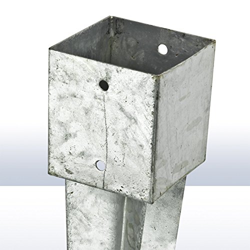 DEMA Pfosten – Einschlagbodenhülse 121x121x900 - 2